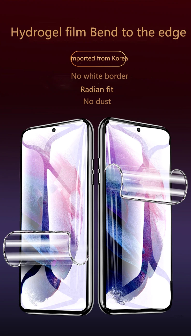 Reno7Pro 6Pro+ Screen Protector For OPPO Find X2 X3 Pro Hydrogel Film Reno 5Pro 4 3Pro HD Soft Ultra-Thin Realme GT NEO2
