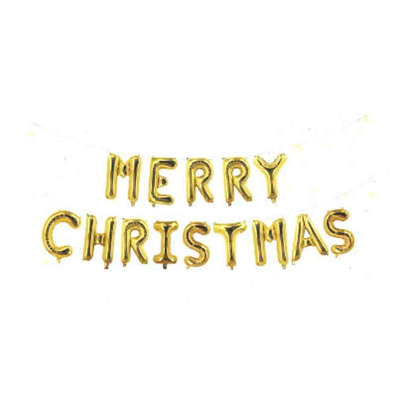 Merry Christmas party hotel mall Christmas birthday party celebration decoration Christmas balloon set balloon - Цвет: 26