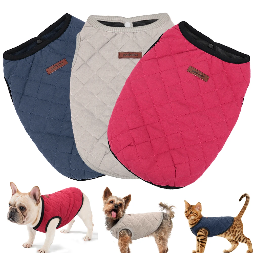 Perro Bulldog francés Chihuahua Ropa abrigo Ropa para mascotas invierno cachorro gato Ropa chaqueta para perros grandes pequeños gatos chaleco Ropa perro