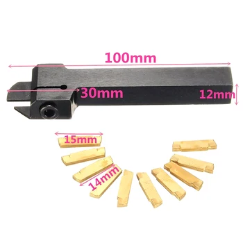 

Set Turning tool 16mm MGEHR1212-2 Lathe Holder Boring Bar MGMN200-G Steel