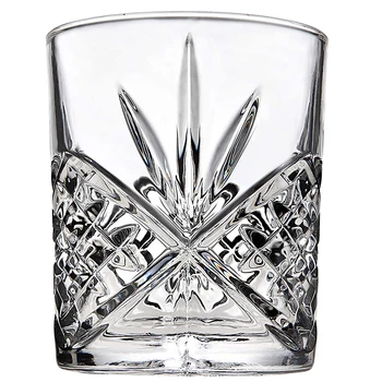 

Hellodream lead-free classic design whiskey glass old fashioned glass for whiskey scotch 11.49 oz-Set of 2