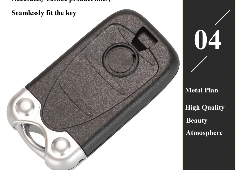 Keyforkess Sostituzione Chiave Shell per Alfa Romeo 159 156 Giulietta Brera Spider GT Smart Remote Key Card 3 Button Uncut lama - H9d451b9b3c354c8187688911a9198c786