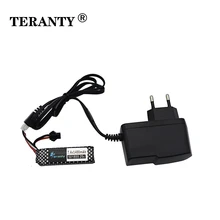 Водяной пистолет аккумуляторная батарея+ зарядное устройство для 7,4 В 1400 мАч 501855 батарея для мини страйкбола BB Воздушный пистолет электрические игрушки пистолеты запчасти