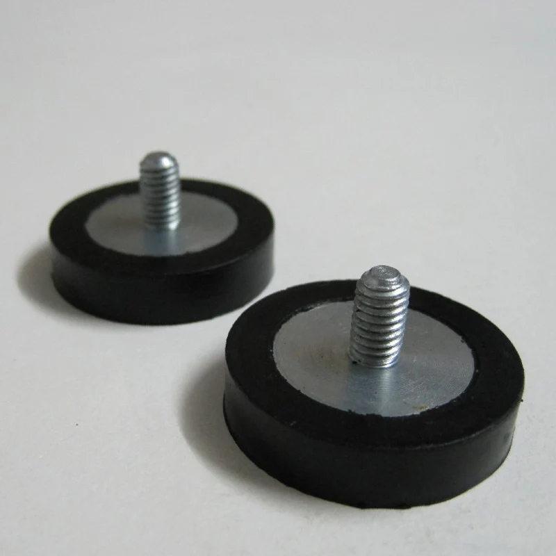 

4pcs 13KG Neodymium Strong Magnet D32*7.5mm with Rubber CoateLED lights Taxi Signs Car Roof Magnetic Mount Base Fastener