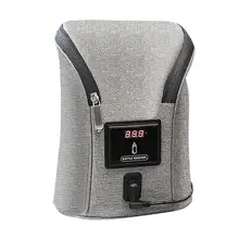 Автомобильная двойная бутылка теплое молоко портативное постоянное теплое молочное устройство для наружного автомобильного зарядного устройства нагревание в режиме реального времени дисплей температуры