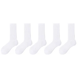 Match-Up Men's Athletic Cushioned Crew Terry Socks (5 pairs)