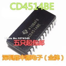 5 шт./лот CD4514BE DIP24