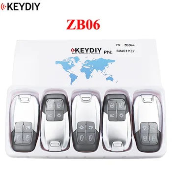 

5PCS,KEYDIY Universal Smart Key ZB06 for KD-X2 Car Key Remote Fit More than 2000 Models