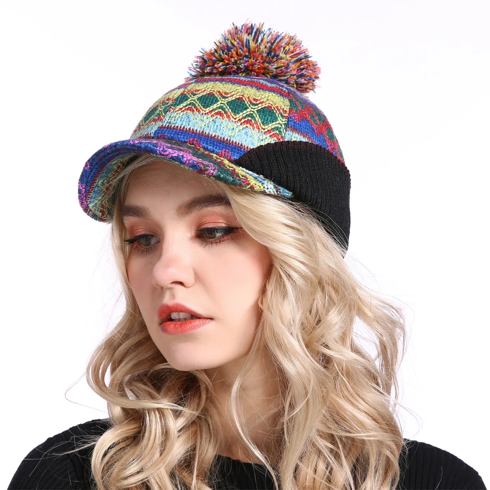 Russian Hats Knitted Baseball Cap Hats 