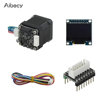 

STM32 42 Closed Loop Stepper Motor SERVO42B 3D Printer Parts with OLED Display Screen Adapter Board Cable Prevent Losing Steps
