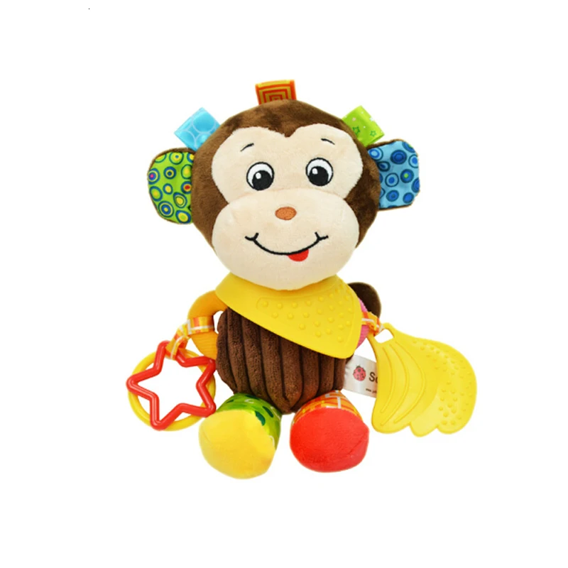 Pudcoco Прекрасный новорожденный девочка мальчик плюшевые игрушки мягкие Мультяшные Животные Мягкие хлопковые игрушки подарки