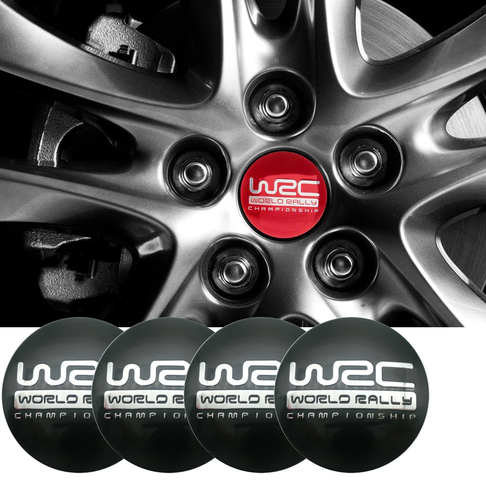 56 мм алюминиевый WRC стикер Письма для Hyundai Citroen Toyota Honda Audi BMW Chevrolet Volkswagen Fiat