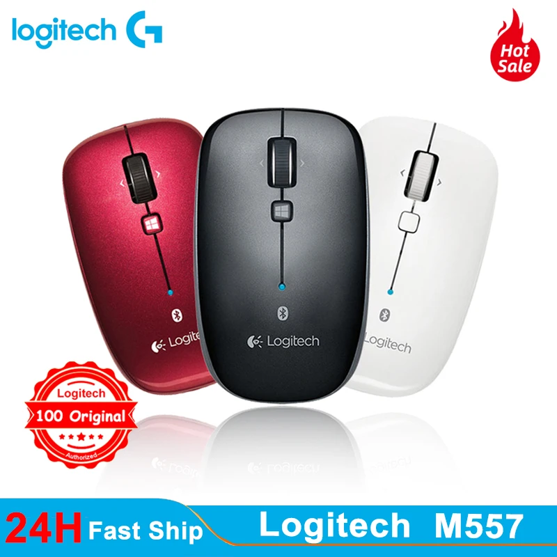Беспроводная игровая мышь Logitech M557 Bluetooth 2 4 ГГц со стандартным диагональю 1000 DPI для