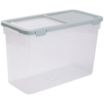 

10KG Rice Storage Box Grain Container Kitchen Organizer Large Plastic Flour Rice Boxes Dust-Proof Moisture