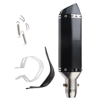 

Universal Exhaust Muffler Silencer For 2 4 Stroke 50cc 75cc 85cc 100cc 125cc