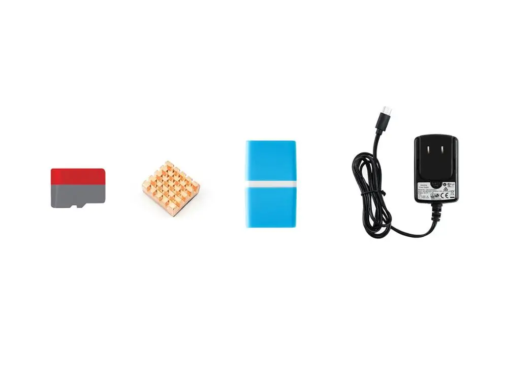 PI4B Starter Acce PI4B стартер Acce, Micro SD карта, теплоотвод, блок питания, без Raspberry Pi 4 - Комплект: PI4B Starter Acce
