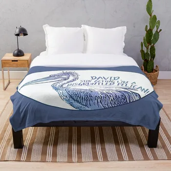 

Schitt s Creek Disgruntled Pelican Throw Blanket Soft Sherpa Blanket Bed Sheet Single Knee Blanket Office Nap Blanket