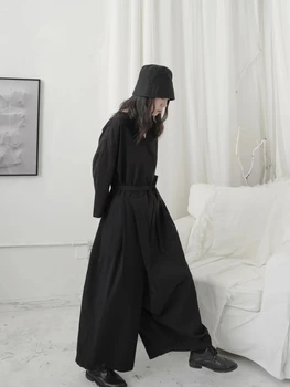 

The New Yamamoto is inspired by a Black Samurai uniform with wide legs and a loose jumpsuit