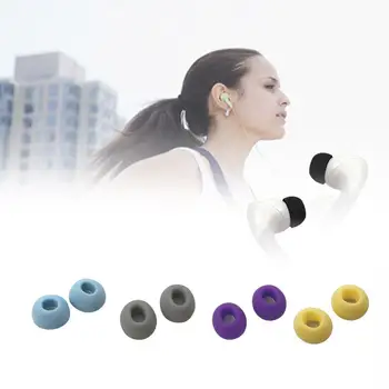 

A Pair Wireless Bluetooth Headset Silicone Earbuds Pro Dust Cover Protective For Apple Anti Earphones Airpods Earplugs Slip F8S5