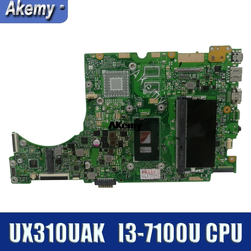 

laptop Motherboard For ASUS UX310UAK UX310UV UX310UQ UX310UA UX310U Mainboard I3-7100U CPU 4GB RAM exchange!!!