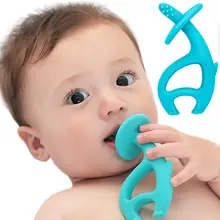 Anneau de dentition en Silicone pour bébé, jouet éléphant dansant, brosse à dents à mâcher pour les dents, début de la période des éruptions, avec un Clip 