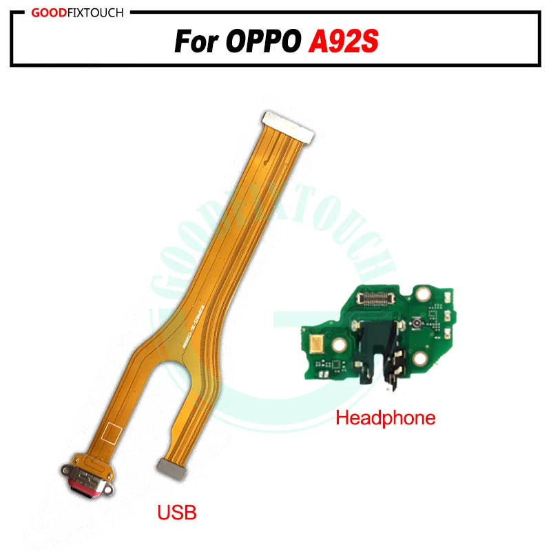 Высококачественный защитный чехол для OPPO A92S USB Зарядное устройство зарядки Порты