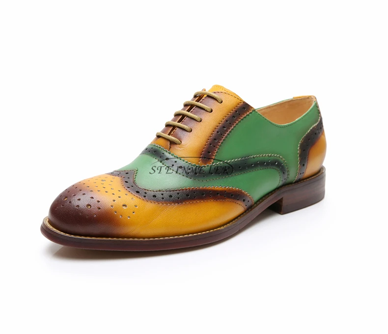 Yinzo/женские туфли-оксфорды на плоской подошве; женские кроссовки из натуральной кожи; женская повседневная обувь в винтажном стиле; ручная работа; коллекция года; сезон весна