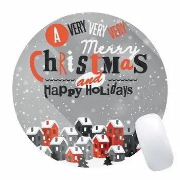 

Christmas Snowman Reindeer Print Rubber Anti-Slip Gaming Mouse Pad Mat Xmas Gift