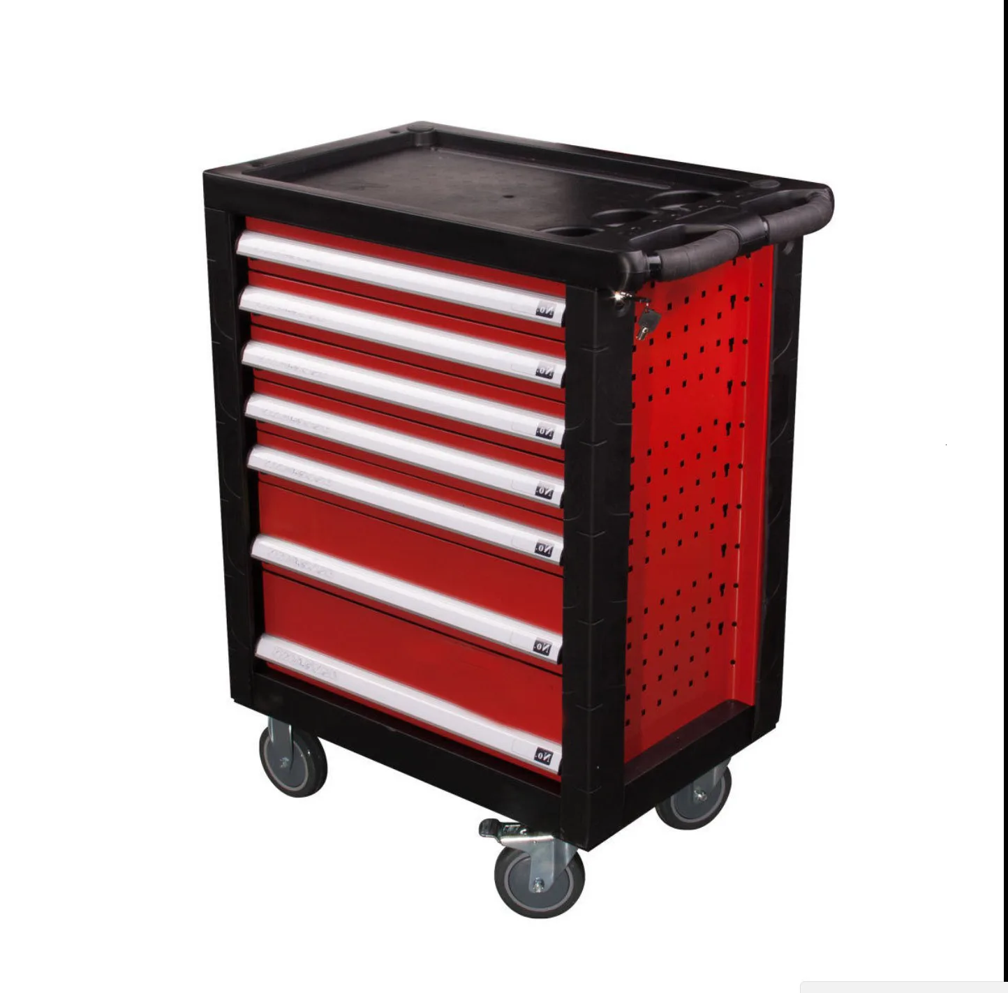 

German Hot Black Red Large Size 7 Workbench Drawer Tool Cabinet diesel air heater 12v