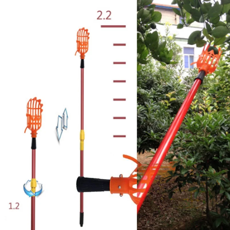 

Picking Tool Tool Horticultural Fruit Picker Hardware Gardening Apple Farm Plastic Garden Quicker Fruit Cathcer Outside