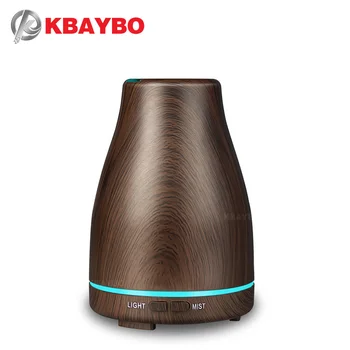 

2018 New KBAYBO Aroma Essential Oil Diffuser Ultrasonic Cool Mist Humidifier Air Purifier 7 Color Change LED light for 120ml
