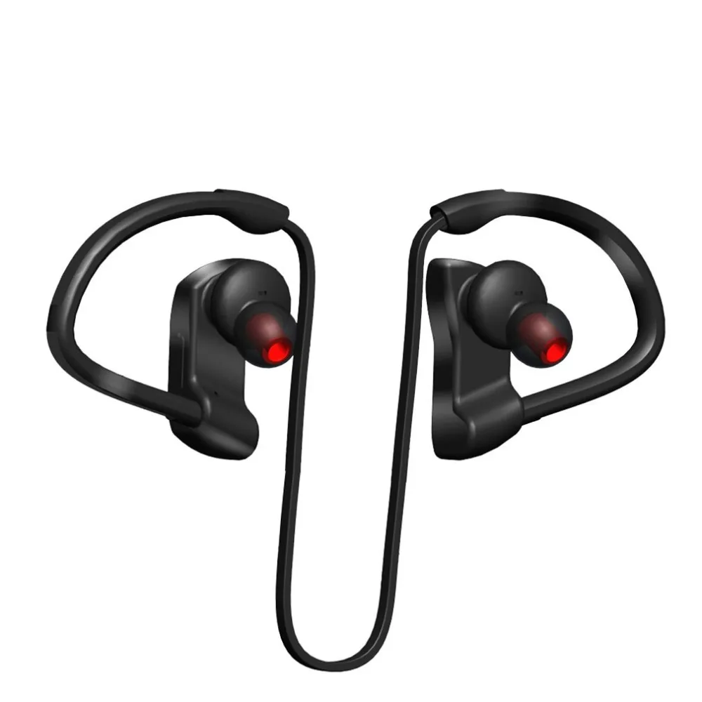 Черный шейный ремешок беспроводные наушники Bluetooth Спортивный Пот наушники-вкладыши шумоподавление наушники