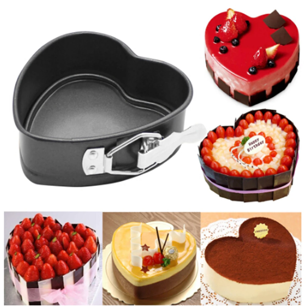 1 шт. формы для выпечки кухонная форма торта в форме сердца тяжелая углеродная