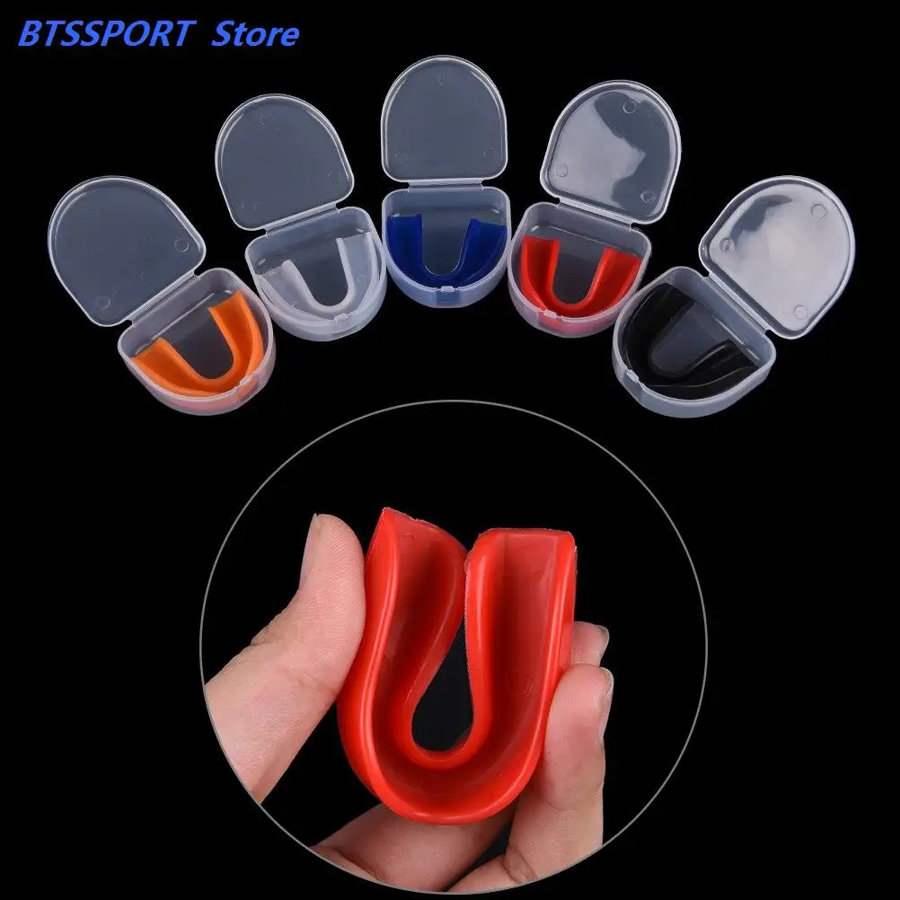 Sports Mouth Guard 1 Set Shock Sports Mouthguard Mouth Guard Teeth Protect for Boxing Basketball Top Grade Gum Shield