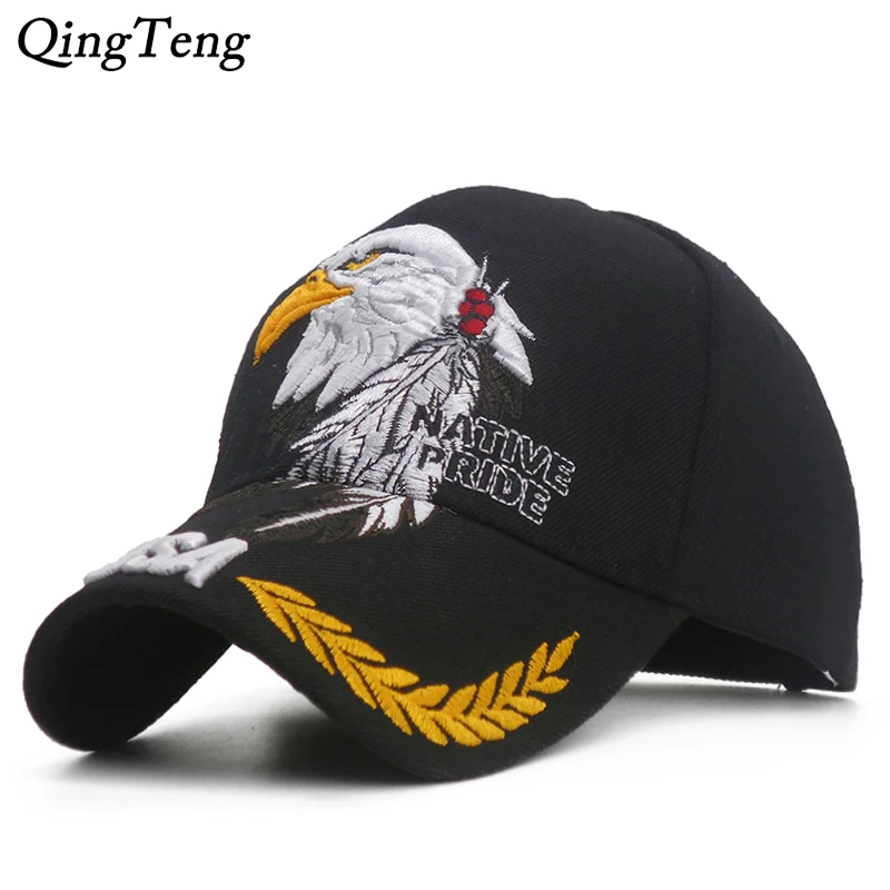 

Luxury Embroidery Eagle Mens Baseball Cap USA Army Tactical Caps Black Cheap Snapbacks Outdoor Sports Dad Hats Dropshipping