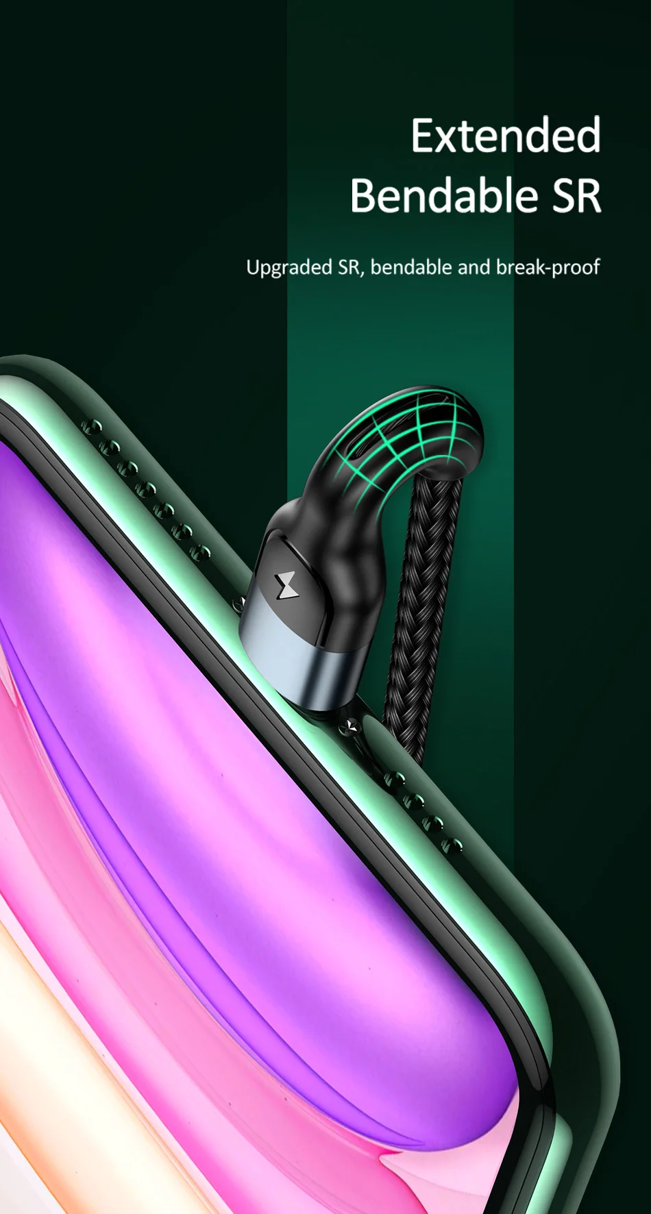 USAMS USB кабель для iPhone кабель питания от Lightning Кабель для iPhone 11 Pro X XS MAX 8 7 6 6s PLUS Быстрая зарядка провод зарядного устройства