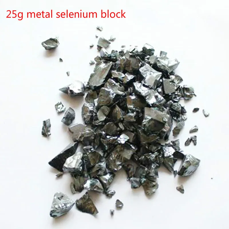 

Selenium metal 25g high purity 99.99% pure selenium metal crystal form