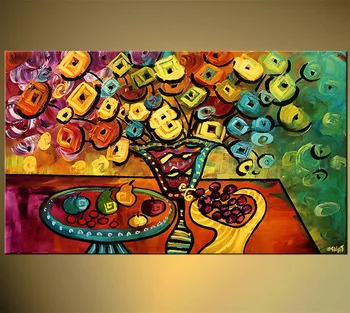 

Handmade Oil Canvas Canvas Flower Oil Painting Cheap Modern Art Paintings Canvas Oil Painting Fine Art Paintings