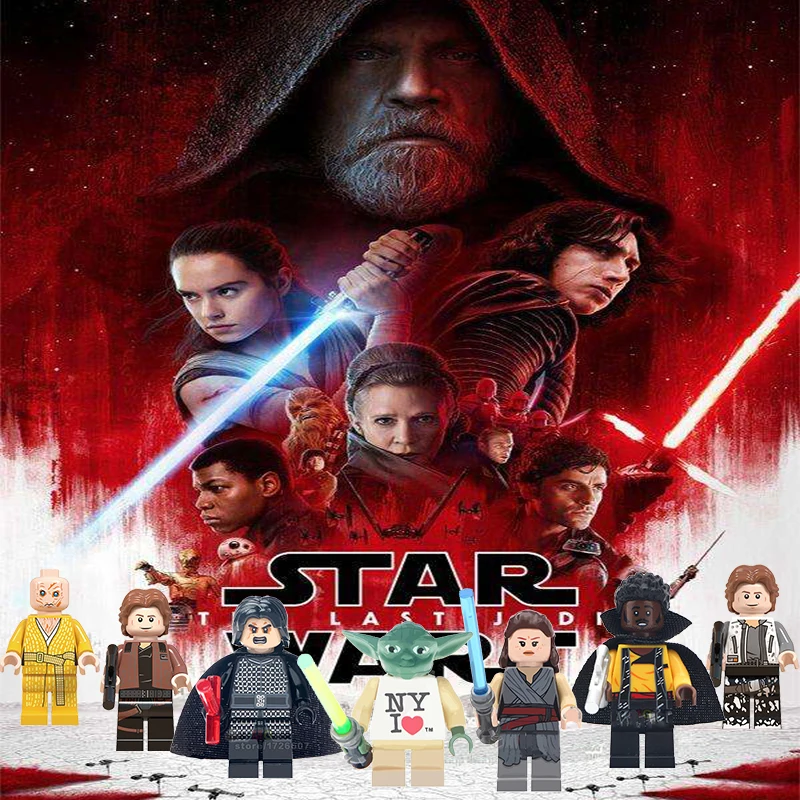 Мандалорские детские игрушки Yoda Rey Kylo Rens Финн Звездные войны фигурки для детей