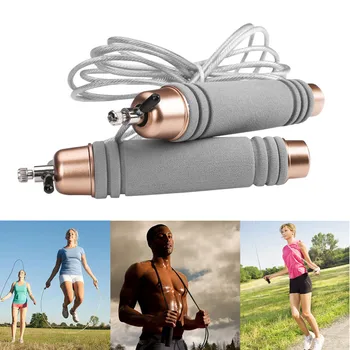 

Weighted Skipping Rope Jump Rope Skip Speed & Weighted Jump Ropes Adjustable Speed Exercise Workout Skipping Rope #g20