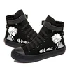 Men Casual Shoes Friends TV Show New High Top Shoe for Black Student Breathable Canvas Sneaker Hip Hop Soft Shoes 2