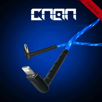 

Standing data line visualization streamer intelligent control for iPhone charging data line，ZL-001