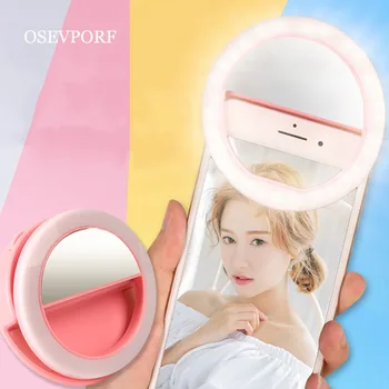 

OSEVPORF USB Charge Selfie Portable Flash Led Slim Lamp Ring Light Enhancing Photography for iPad Tablet Laptop All Smart Phones