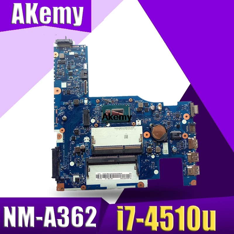 

Free Shipping New For Lenovo G50-70 G50-70M Z50-70 G50-80 NM-A272 NM-A362 notebook motherboard i7-4510u 5B20G36670