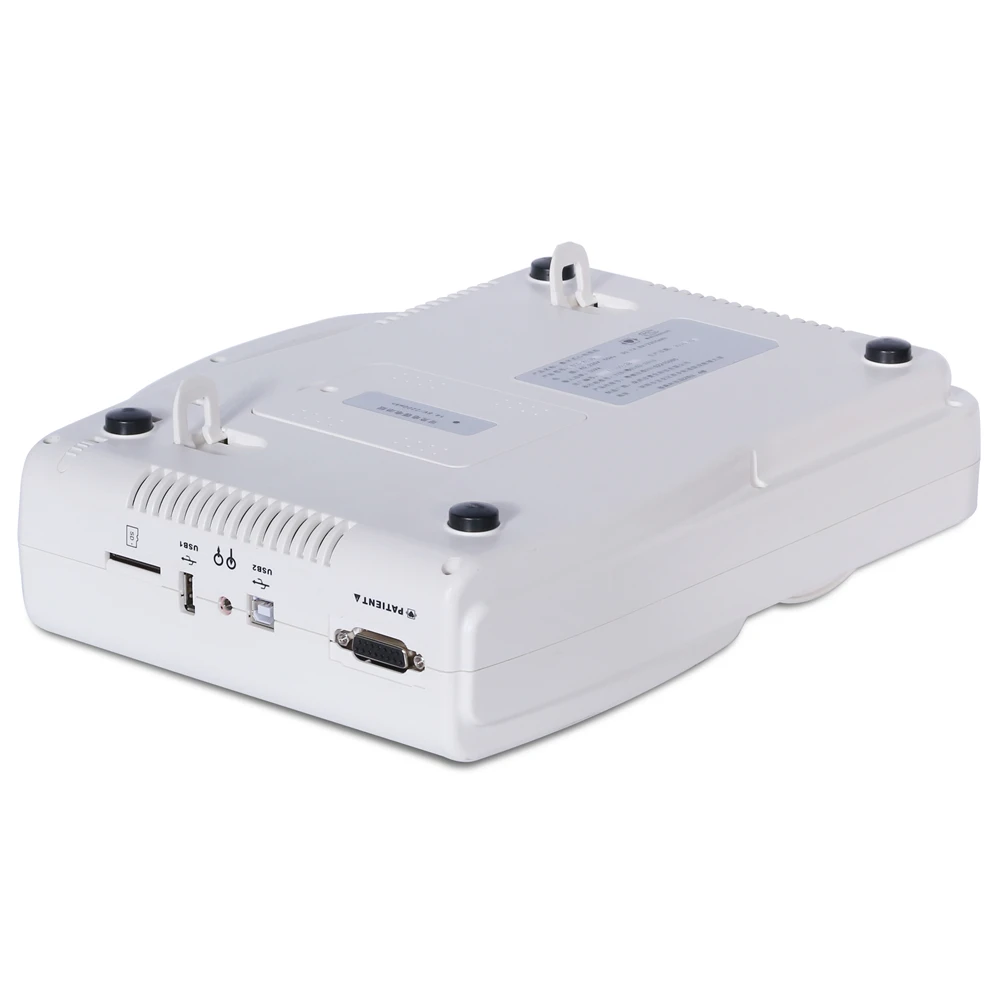 3 Three Channels Ecg Human Machine Full Keyboard 5 Inch 12 lead EKG Electrocardiograph Machine