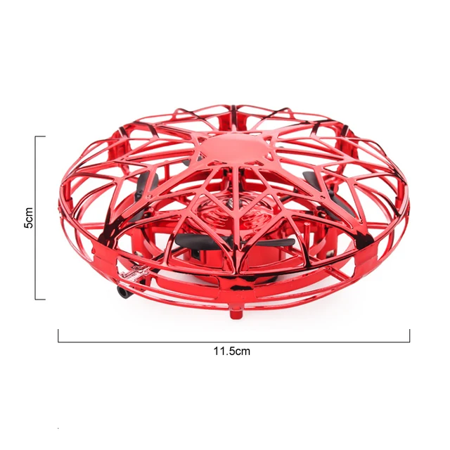 Mini Helicopter RC UFO Drone Aircraft Hand Sensing Infrared RC Quadcopter Electric Induction Flying Ball Plane Toys for Children