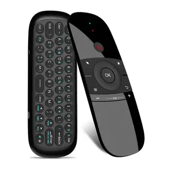 

W1 2.4G Air Mouse Wireless Keyboard 6-Axis Motion Sense IR Learning Remote Control With USB Receiver For Smart TV Android TV BOX