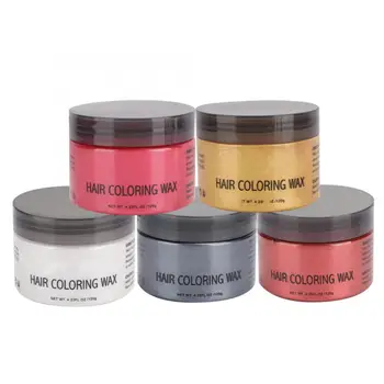 

Professional Barber Shop Hair Dyeing Clay Hair Coloring Modeling Styling Wax 120g