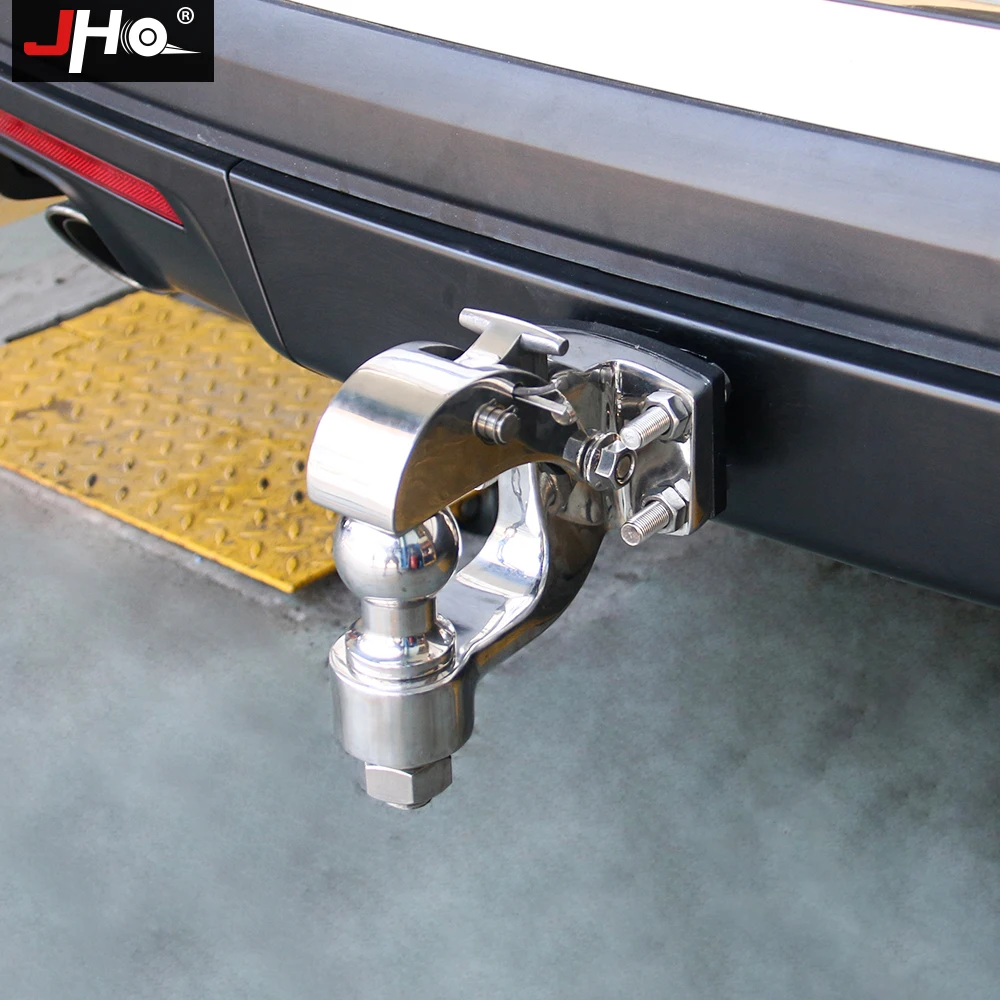 JHO Truck Tow Hauling Pintle Hitch Receiver Trailer Hook Mounting Kit