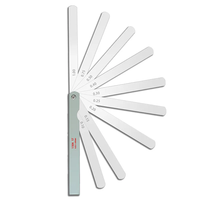 Инструменты для технического обслуживания автомобиля Feeler gauge 100 мм 0 02-1 17